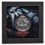 2022 Palau 3 oz Silver Antique Howard Phillips Lovecraft: Cthulhu